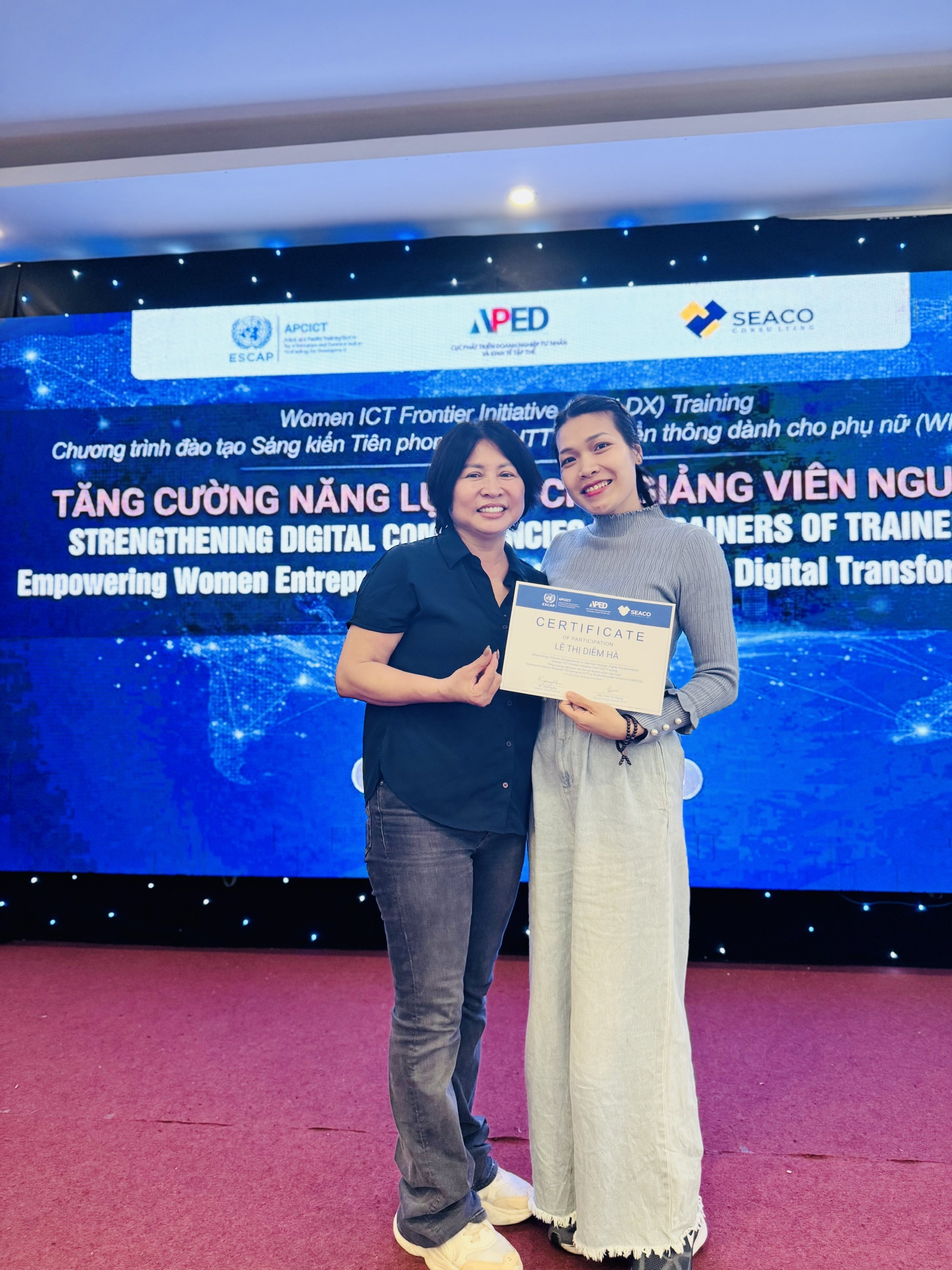 Chứng chỉ WIFI DX - UN ESCAP
