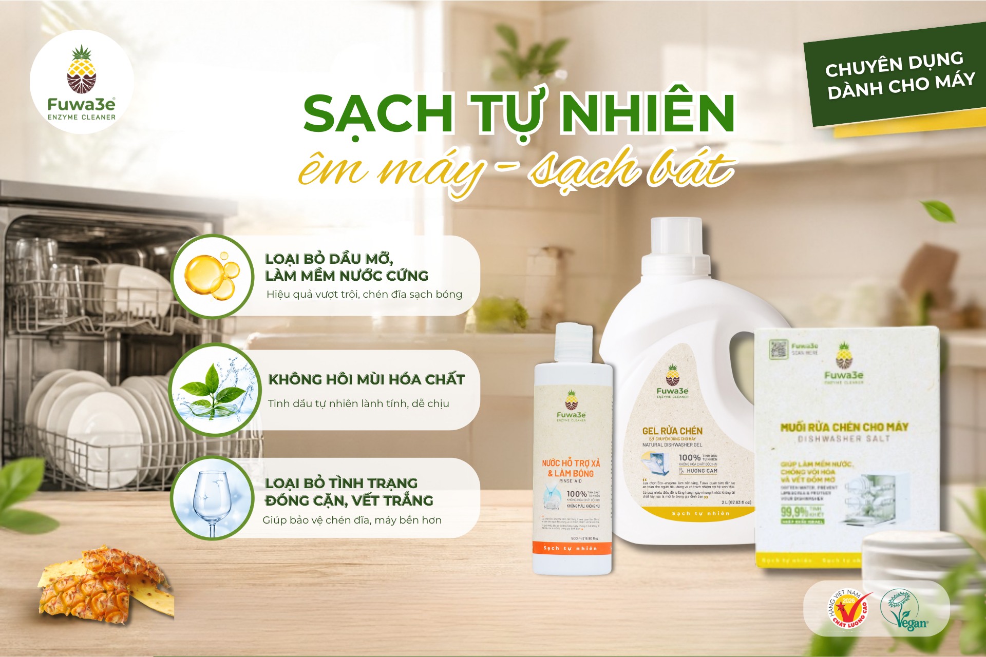Fuwa3e enzyme dứa