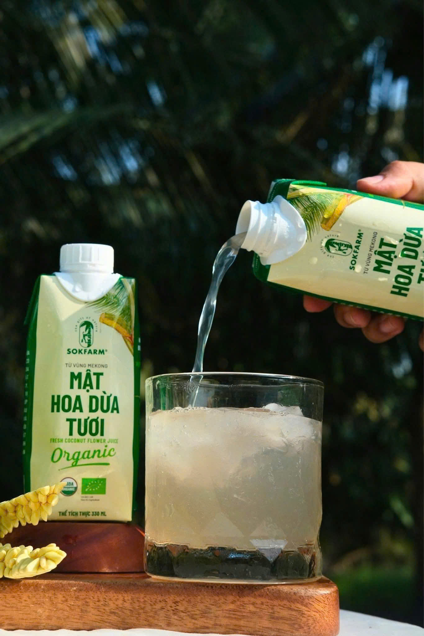 Mật hoa dừa tươi Sokfarm